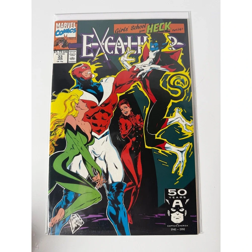 Marvel Comics Excalibur 33‎ Jan 1991 Girls School from Heck